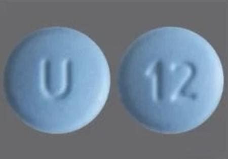 1 5. . Blue pill with 12 on it